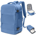 Travel Backpack for Women Man Carry On Backpack Mochila de Viaje Waterproof Teacher Personal Item Backpack Travel Bag Essentials Rucksack Airplane Accessories Must Haves Sky Blue Small (20l / Sky Blue)