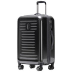 Rails Expandable Hardside Upright Suitcase with 360° Spinner Wheels (Black / Medium Checked)