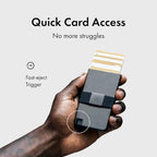 Aluminum Cardholder Wallet for Men (Space Grey)