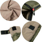 0 Degree Sleeping Bag for Adults (0F-84" x 40" Left Zip / Green)