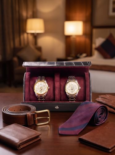 2 Watch Travel Case (Black / 2 Slot)