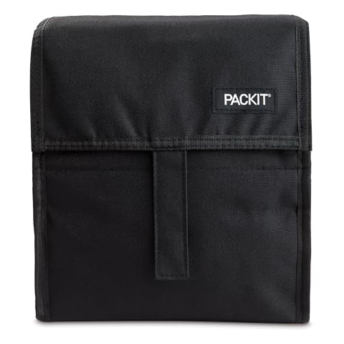 Freezable Lunch Bag (Black (Pack of 1) / 1 Count)