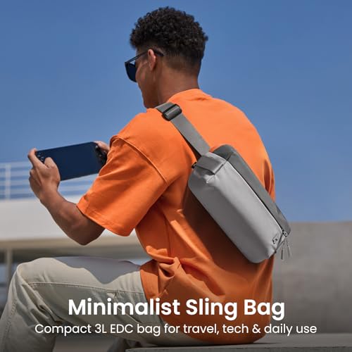 Compact EDC Sling Bag 3L (S(Fits iPad Mini) / Space Gray)