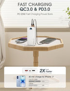 Portable Charger 20000mAh PD20W w (Ivory)