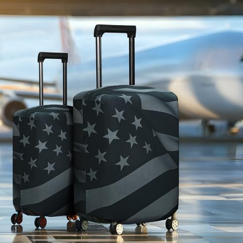 Travel Luggage Cover Fits 27 (L / Flag)