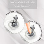 Inflatable Travel Neck Pillow (Grey)