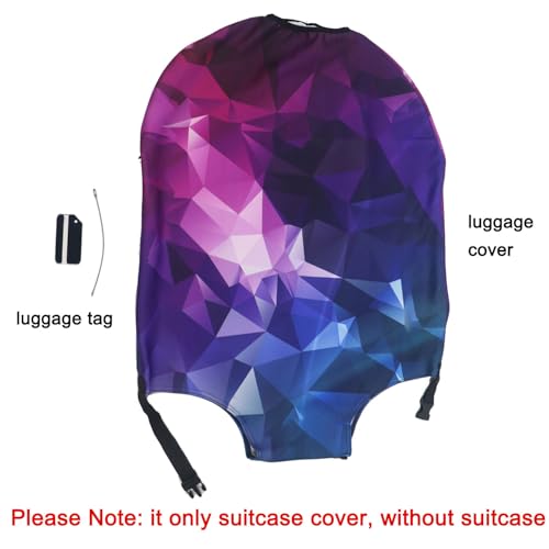 Thicker Travel Luggage Covers with Luggage Tag For Suitcase Tsa Approved (F2482 / XL)