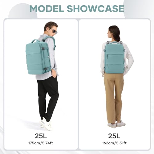 Travel Backpack For Women Men (25l / Blue)