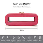 Clear Makeup Brush Bag (PitayaPink / Slim Elegance)