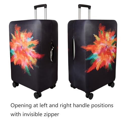Travel Luggage Cover Suitcase Cover Protector Skins 18 (Graffiti / M (for 22--24 inch luggage))