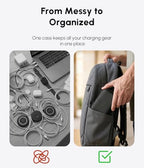 Travel Case for 3 (Matte Black)
