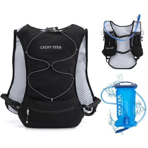 Carey STEN Lightweight Hydration Backpack with 1.5 (Black / Standard)