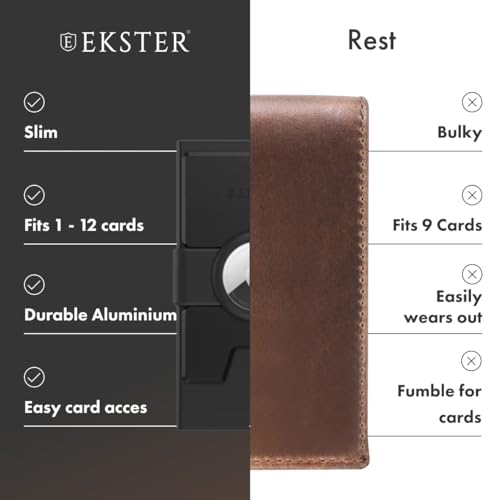Aluminum AirTag Cardholder (Black)