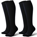 Extra Thick Wide Calf Compression Socks for Women&Men Plus Size 20 (2 Pairs-black / X-Large)