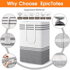 3 Pack Large Laundry Baskets (3 x 88L)