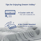Outlast® Deepsleep Cooling Comforter (Light Gray With Navy Trim / Classic 106"x90")