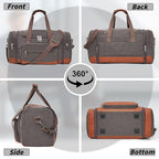 Men'S Duffle Bag For Travel (Grey)