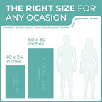 Quick Dry Towel (Mint / L:30"x60")