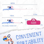 Kids Fishing Pole (Lavender & Blossom Pink)