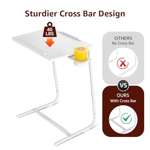 TV Trays Set of 2 (White)