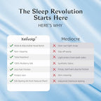 Silk Sleep Mask for Women and Men (Light Blue)