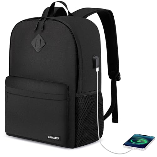 Sturdy High School & College Backpack (Dh56-black / 17.3 Inch)