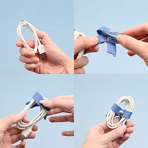 5 Pack Cord Organizer (Small / Black)