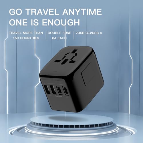 Universal Travel Adapter (Black)