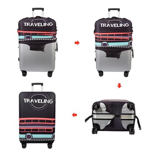 Travel Luggage Cover Suitcase Cover Protector Skins 18 (TRAVELING / XL (for 29--32 inch luggage))