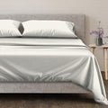 100% Egyptian Cotton Split King Sheets Sets for Adjustable Bed (Split King / 23 - Striped Ivory)