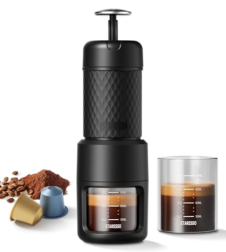 Classic Manual Espresso Maker (Black)