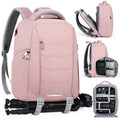 Camera Bag for DSLR SLR Mirrorless Camera (Pink / Medium)