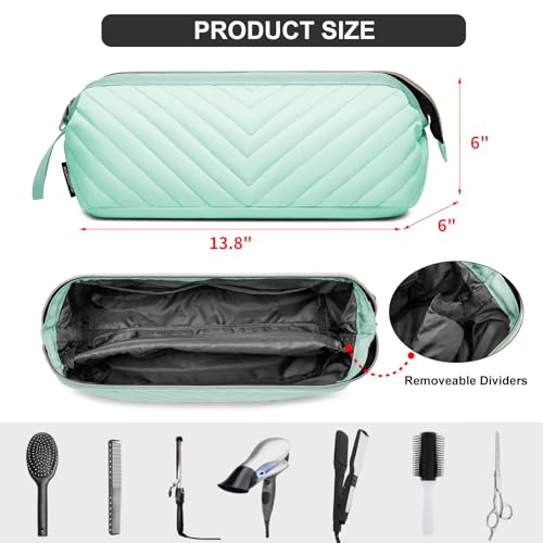 Hair Tools Travel Bag for Shark Flexstyle Dyson (Teal)