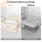 Comforter Storage Bag (Beige / 110L (2-Layer Compression))