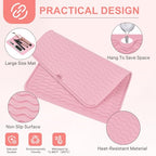Oversize Silicone Heat Resistant Mat for Hair Tools (Pink)