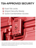 All Aluminum Carry On Luggage (Red / Carry-on)