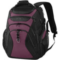 Laptop Backpack 18.4 Inch Computer Backpack for Men (Black/Burgundy / 18.4 inch)