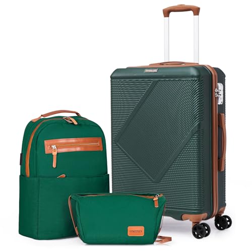 Carry On Luggage 22x14x9 Airline Approved (Teal / 3PCS)