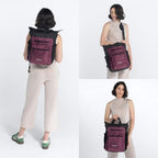 Soleil Anti Theft Convertible Backpack Tote (Pink Smoky Orchid)