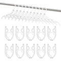 White Travel Hangers 10 Pack (10 Pack / White)