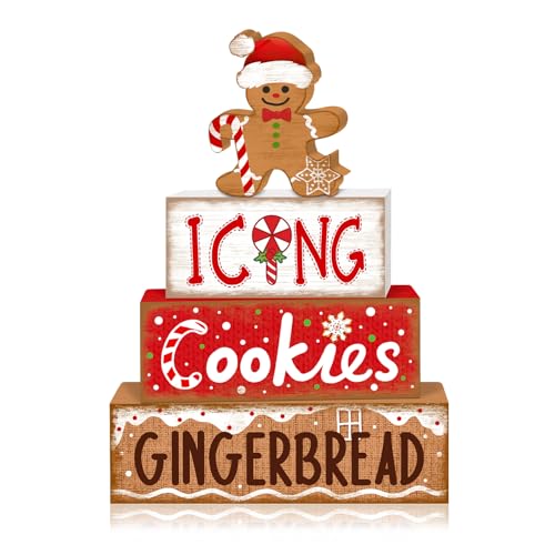 Tiered Tray Decor Set (Icing Gingerbread)