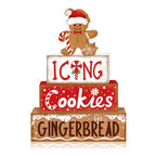 Tiered Tray Decor Set (Icing Gingerbread)