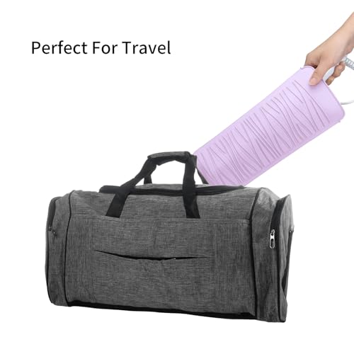 Silicone Heat Resistant Travel Mat for Hair Iron (1 Pack / Pink Mauve)