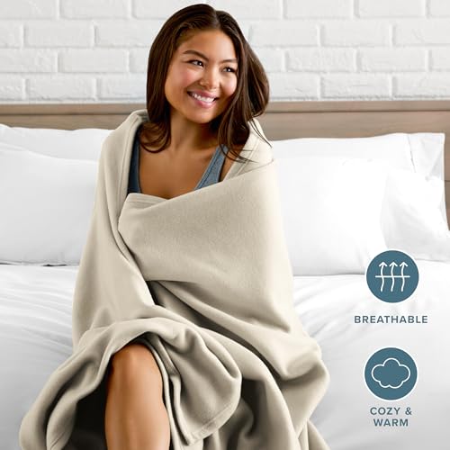 Polar Fleece Blanket (King / 10 - Oyster)