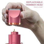 Electric Body Hair Trimmer (Gold and Red)