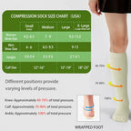 Viscose Made from Bamboo Compression Socks for Women&Men 20 (Large / 4 Pair-mix9)