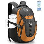 Design Laptop Backpack for Men with USB Charging Port SD803 (Orange/Black / Standard)