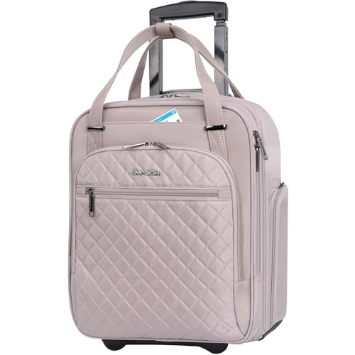 Underseat Carry On Wheeled 16" Bag with Wheels (Dusty Pink / 16 Inch Roller)