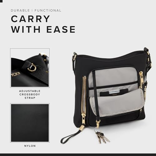 Voyageur Tyler Crossbody (One Size / Black/Gold)