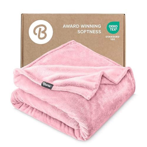 Fleece Blanket Luxury Microplush (Kid / 18 - Light Pink)